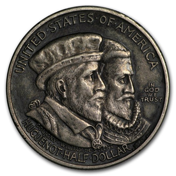 1924 Huguenot-Walloon Tercentenary Half XF 1924 Huguenot-Walloon Tercentenary Half XF